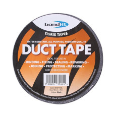 Bond It Duct Tape 48mm x 45m Black and Silver