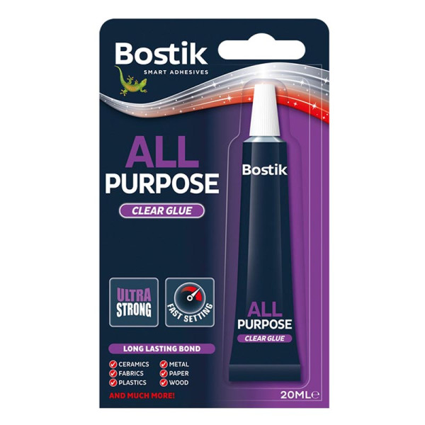 Bostik All Purpose Clear Glue 20ml
